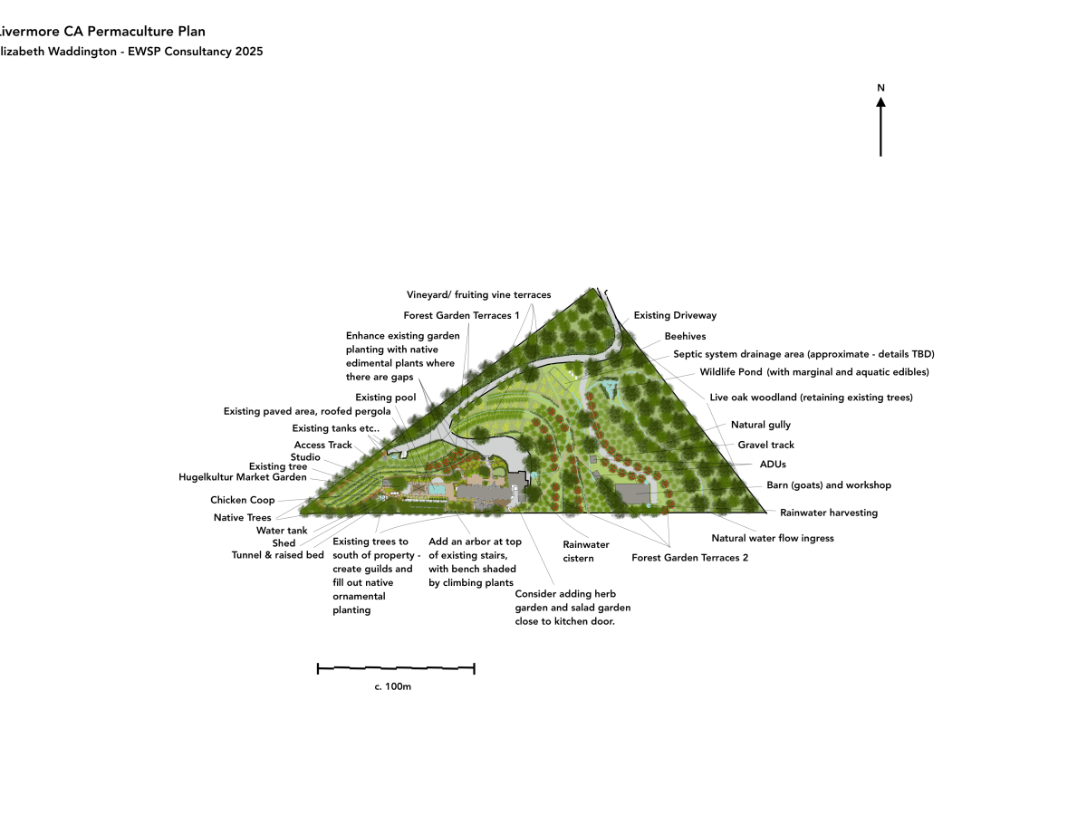 California Permaculture Design: Drought-tolerant, Ecoregional Permaculture Landscape&nbsp;Design
