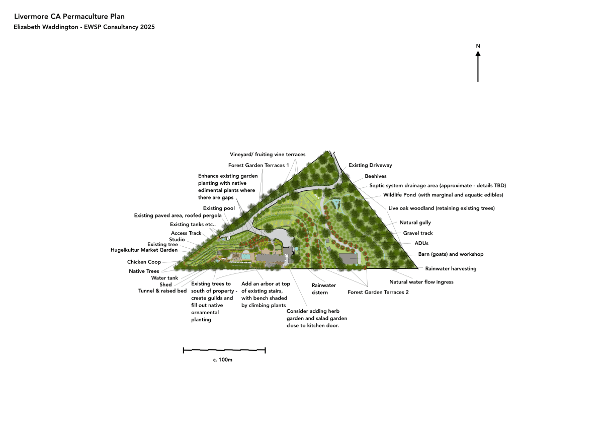 California Permaculture Design: Drought-tolerant, Ecoregional Permaculture Landscape&nbsp;Design